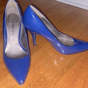 Blue Rampage 3.5” heels  size: 8.5